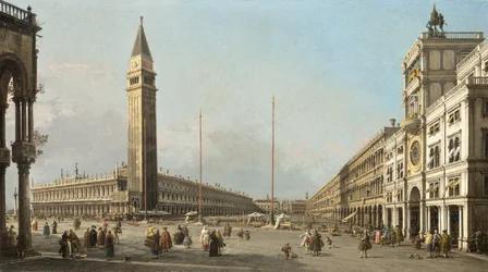 Piazza San Marco Blick nach Süden und Westen, 1763